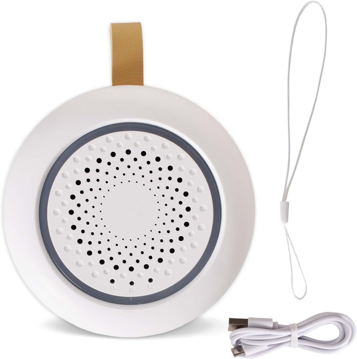 Tragbare White Noise Machine Baby, 24 Beruhigende Geräusche, Einschlafhilfe Babys Erwachsene, Weisse