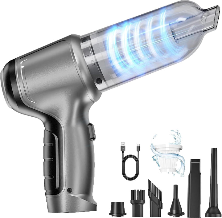 Handstaubsauger Akku, Auto Staubsauger Stark Handstaubsauger Kabellos Mini Kleiner Hand Staubsauger