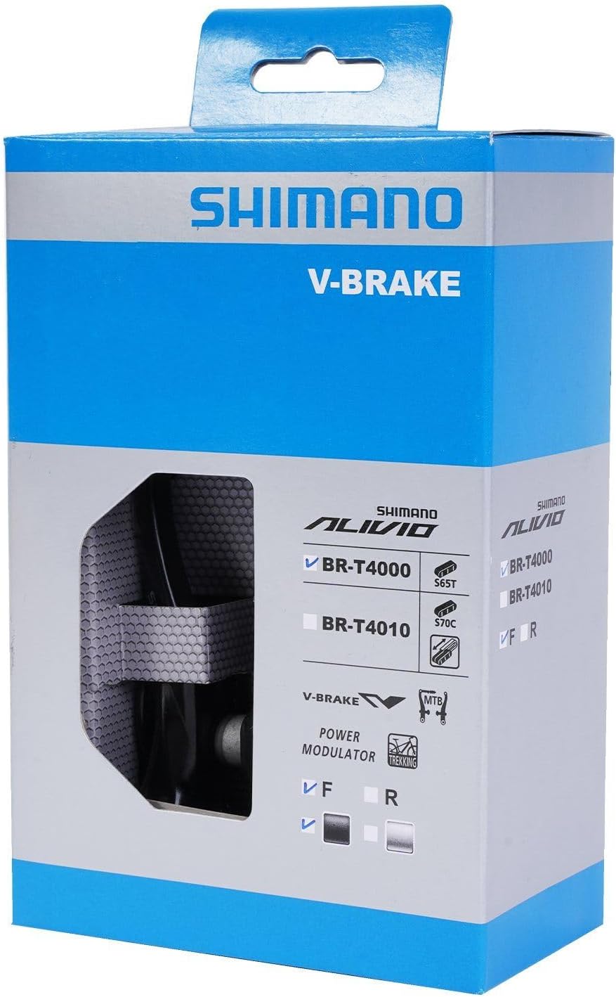 SHIMANO Alivio BR-T4000 Bremsen Set V-Brake schwarz V-Bremse