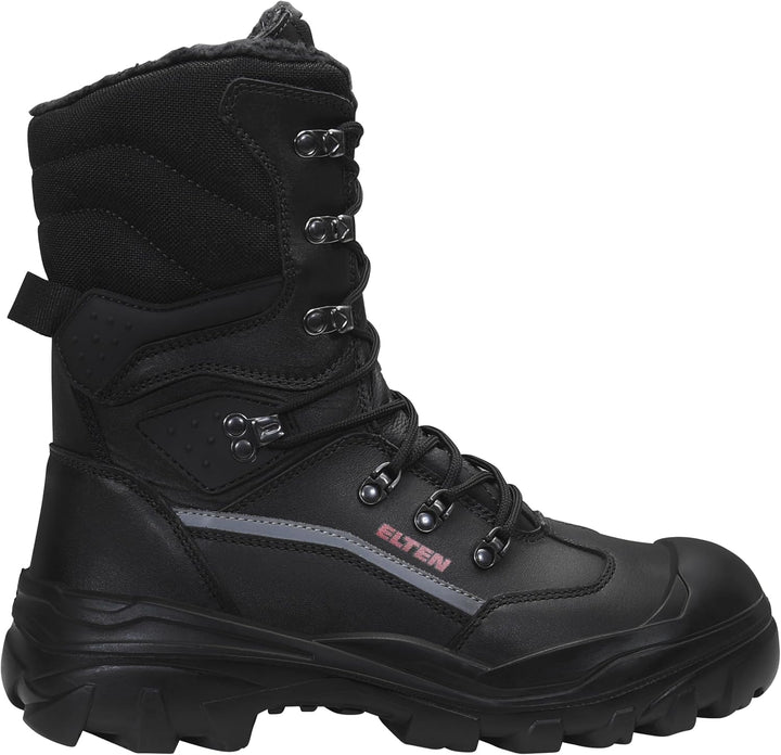 ELTEN Sicherheitsschuhe, Winter ERIC S3 CI, Damen und Herren, Leder/Textil, Stahlkappe, robust, Schw