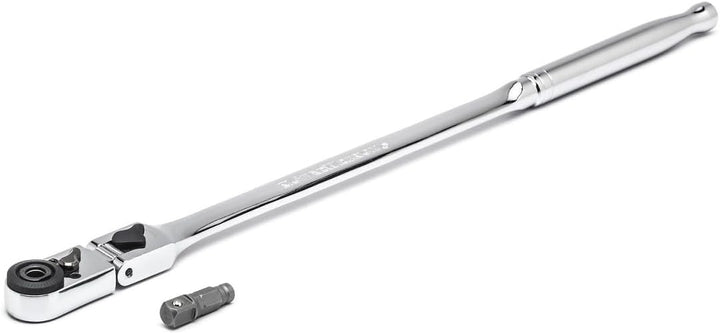GEARWRENCH 81030 Ratsche, 6,35 mm (1/4 Zoll), 72 Zähne, Schnellverschluss, Flex-Kopf-Ratsche, 30,5 c