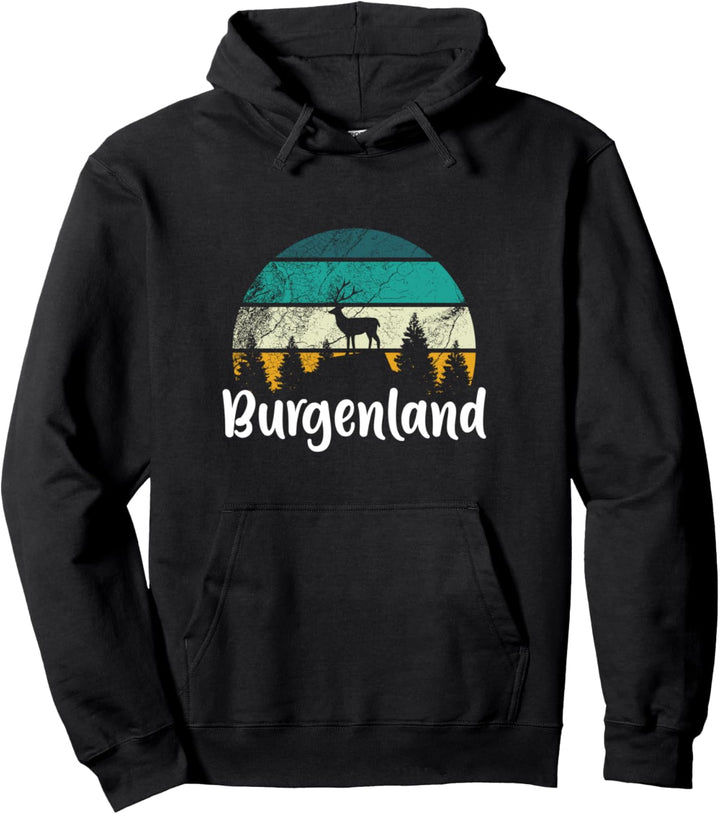 Burgenland Österreicher Heimat Urlaub Motiv Burgenländer Pullover Hoodie