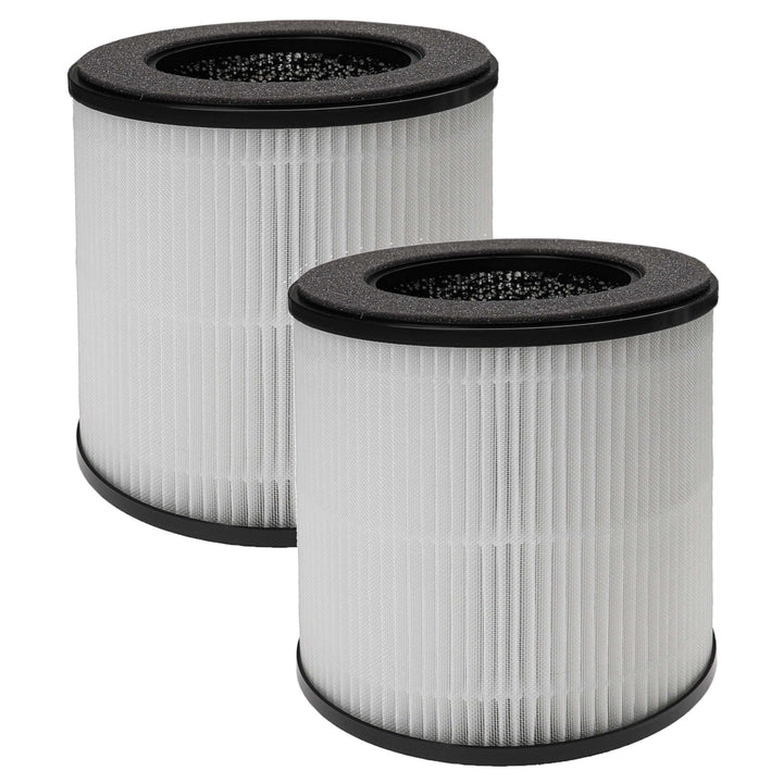 vhbw 2x Luftilter kompatibel mit DIKI B-D02H Luftreiniger - Kombifilter Vorfilter + HEPA + Aktivkohl