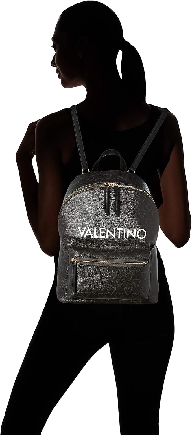 Valentino Bags Womens LIUTO Backpack, Nero/Multicolor