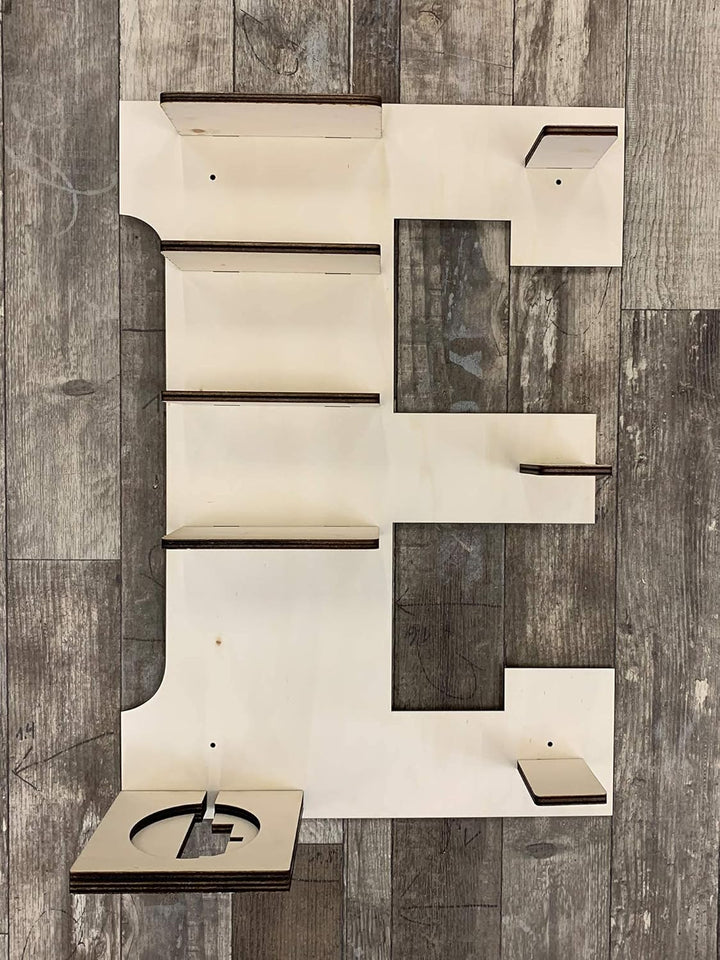 DIY Regal Buchstabe A-Z für die Musikbox passend für Toniebox Kinder Baby Zimmer zum selbst bemalen