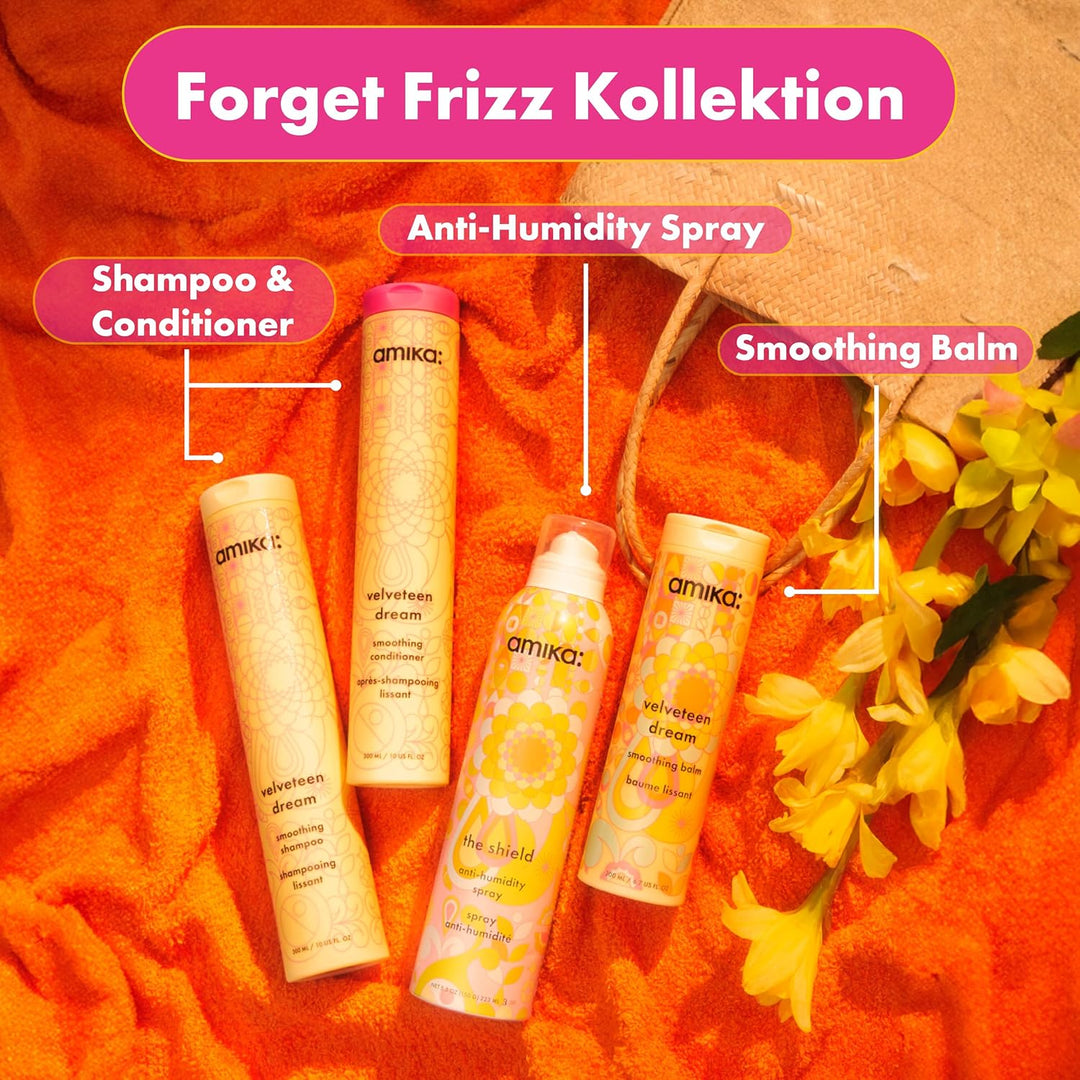 amika Smooth Frizz-Fighting Treatment Mask 200ml I Anti-Frizz Haarmaske Damen &amp; Herren I Glättende H