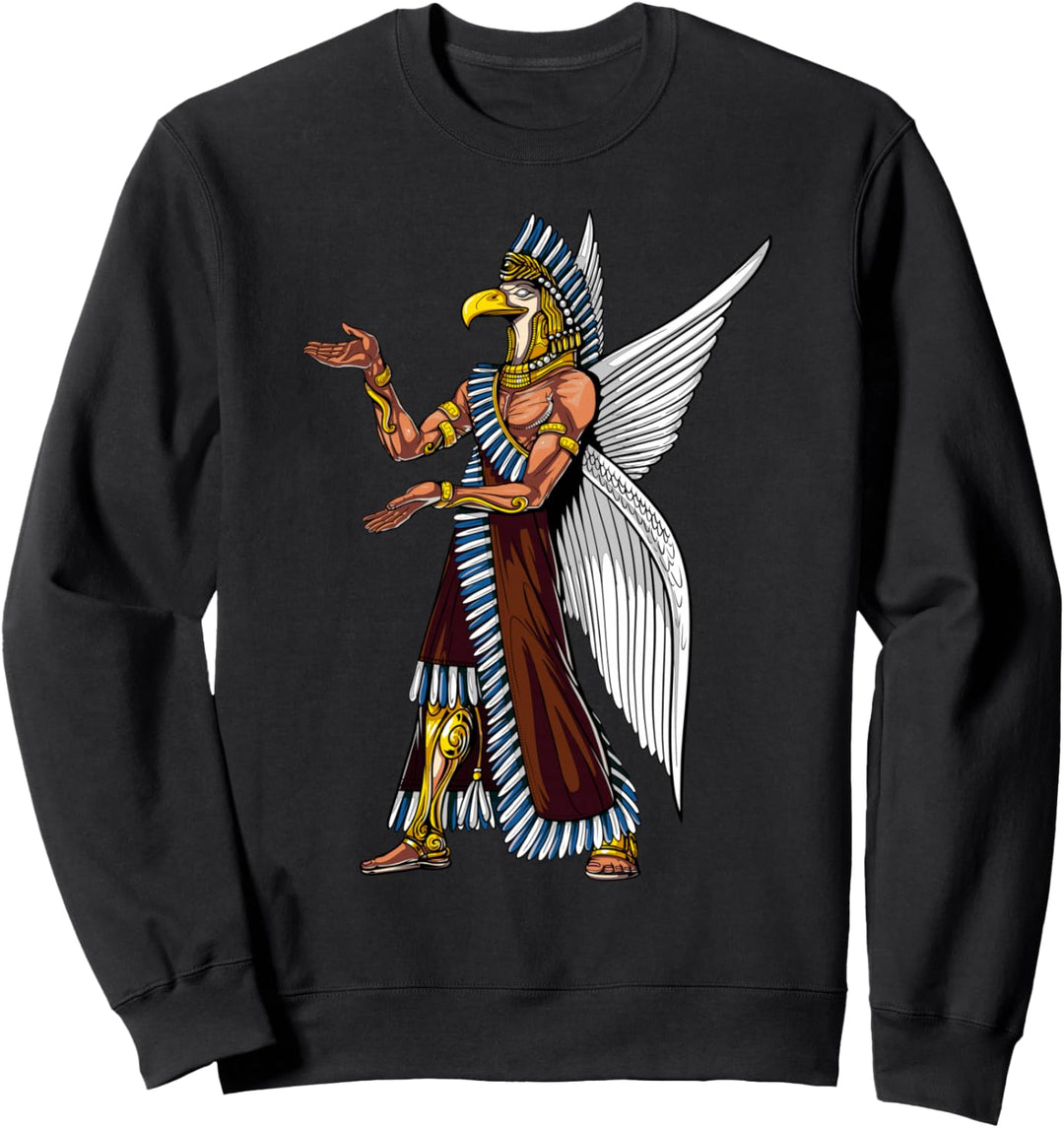Annunaki Alien Gott Sumerische Reptilien Sweatshirt