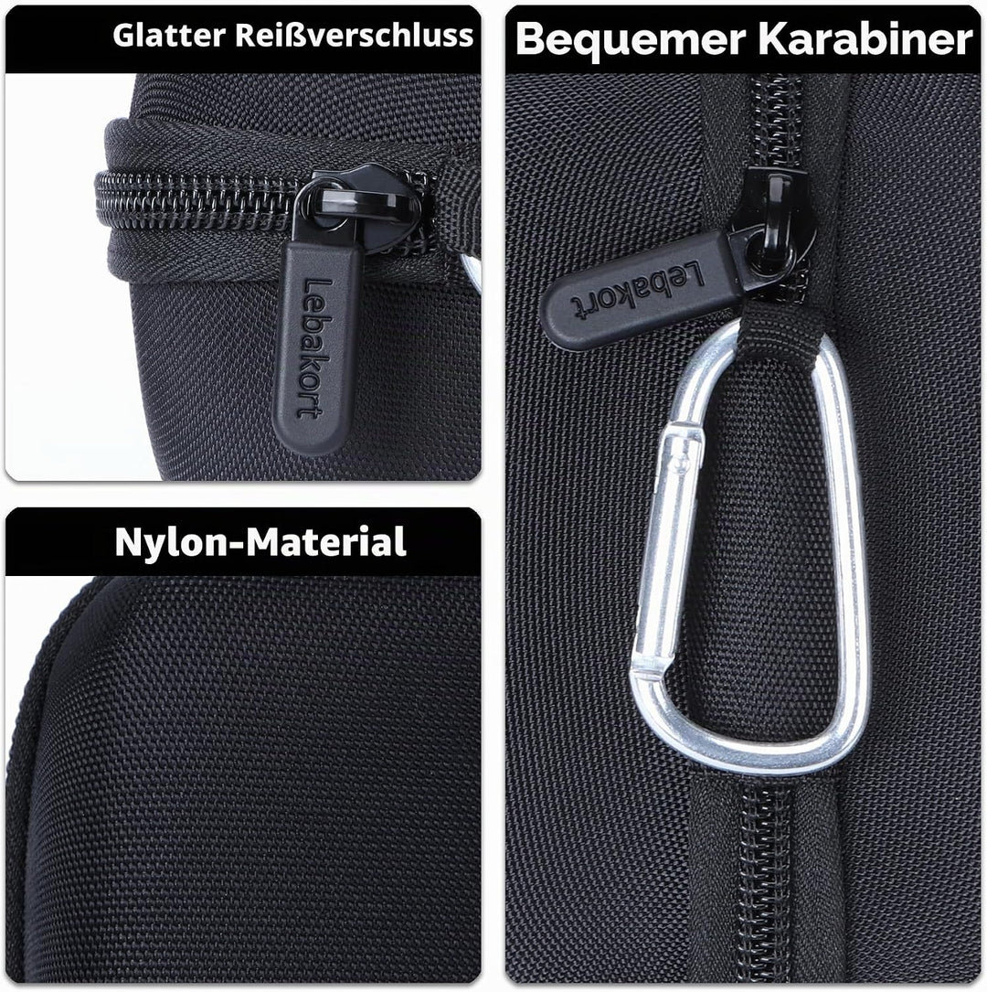 Hart Schutz Hülle Etui Tasche für Zoom H2n /H2essential Handy Recorder Schwarz Etui für H2n / H2esse
