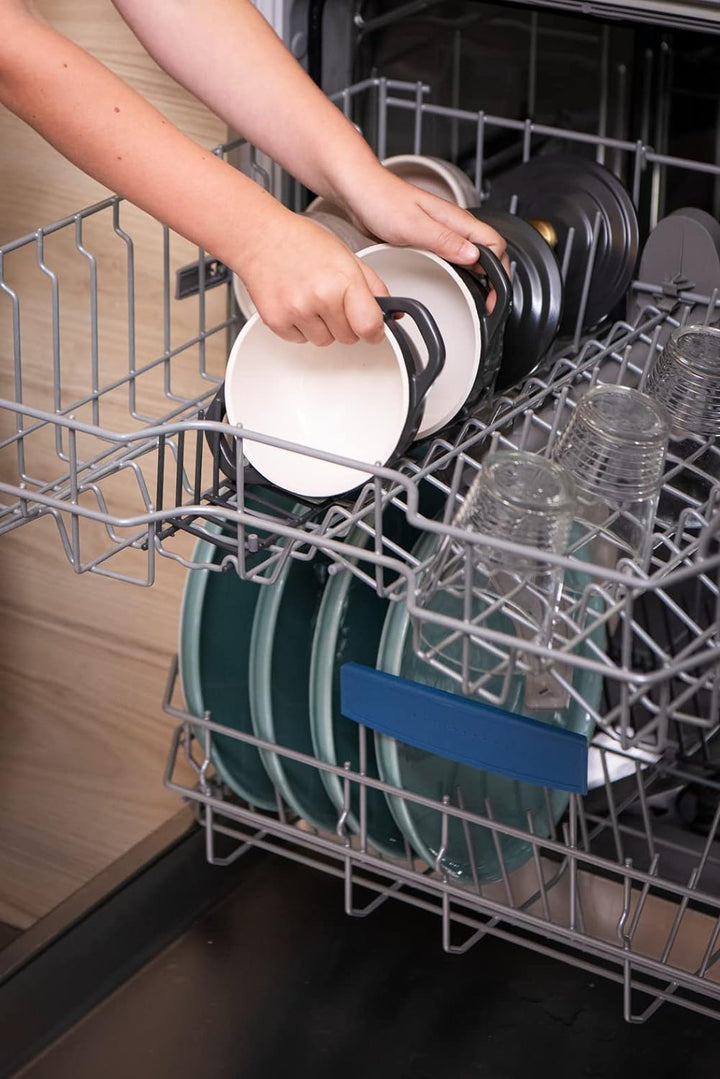 Tefal Air Mini-Eintopf-Set, 2 Stück, 11 cm, Aluminiumguss (leichter als Gusseisen) mit Deckel, Grau