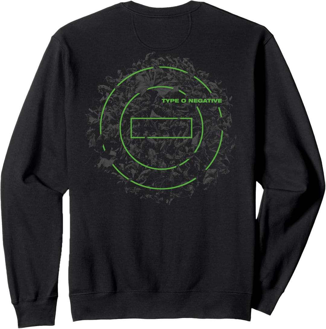 Typ O Negative Leaves doppelseitig schwarz Sweatshirt