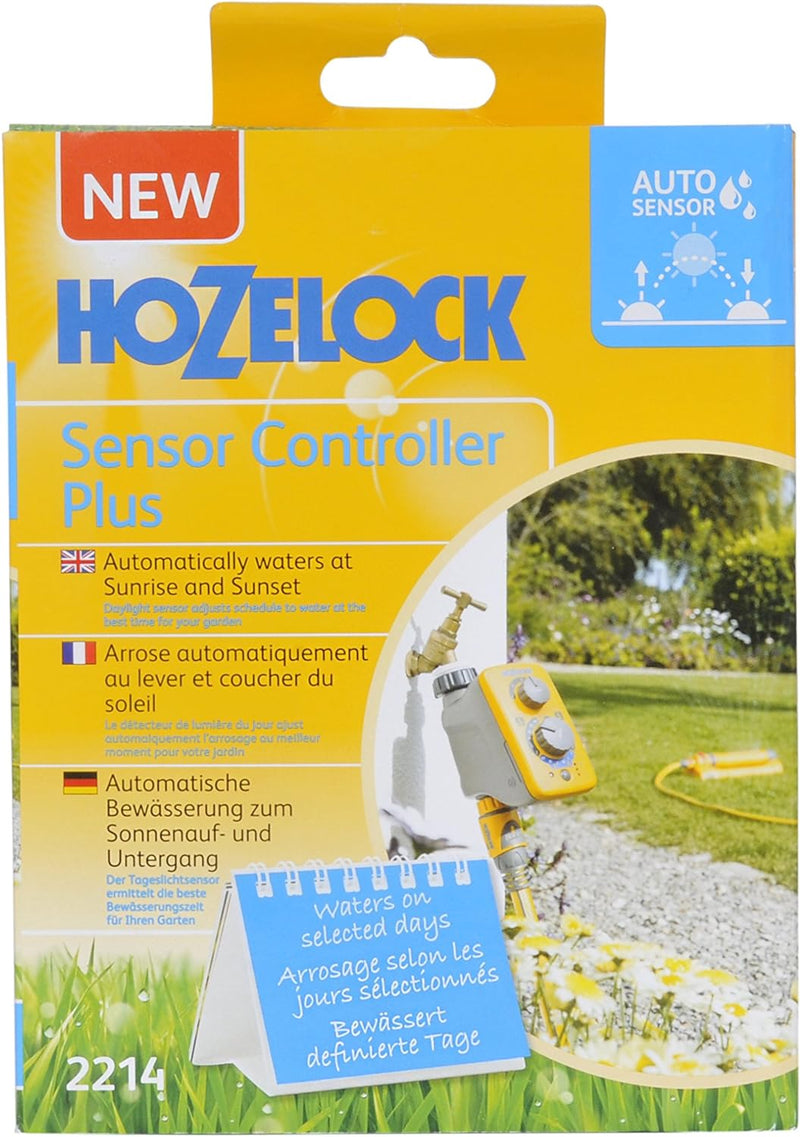 HOZELOCK - Sensor Controller Plus Bewässerungscomputer: Automatische Bewässerung mit Lichtsensor, Ei
