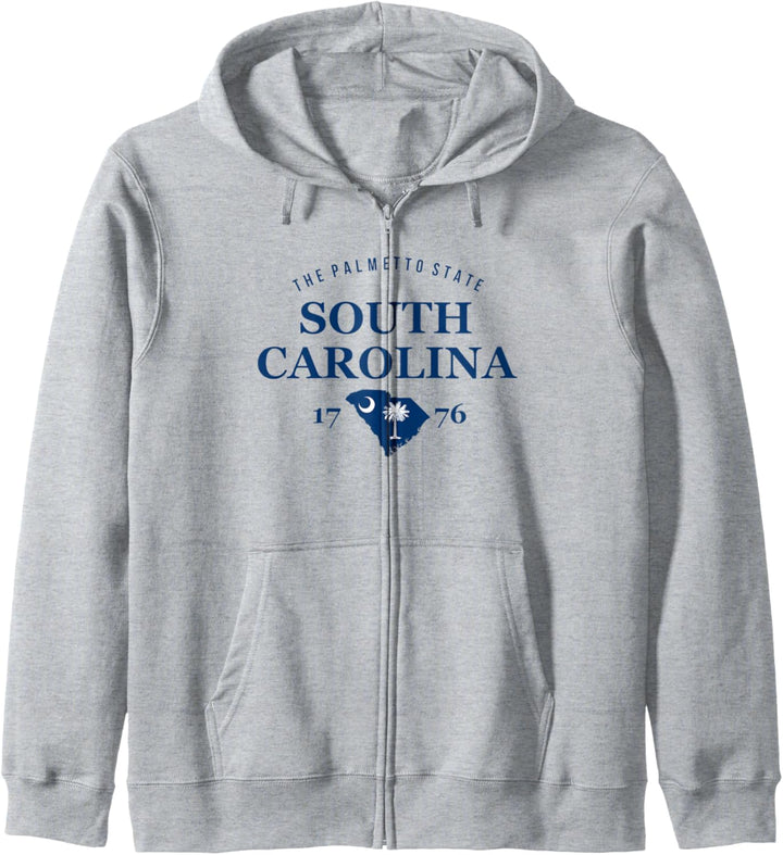 South Carolina Pride State Flagge einheimischer Palmetto State Kapuzenjacke