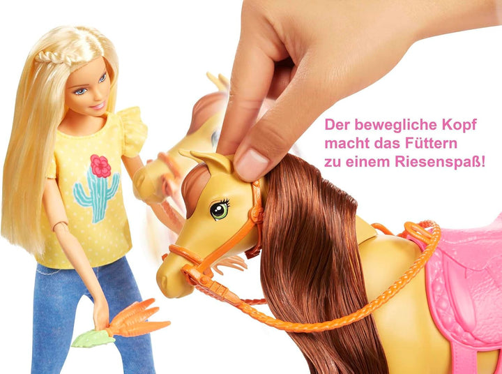 Barbie Puppe und Pferd, Barbie und Chelsea Pferd, Barbie Kleidung, Barbie Accessoires, Geschenk für