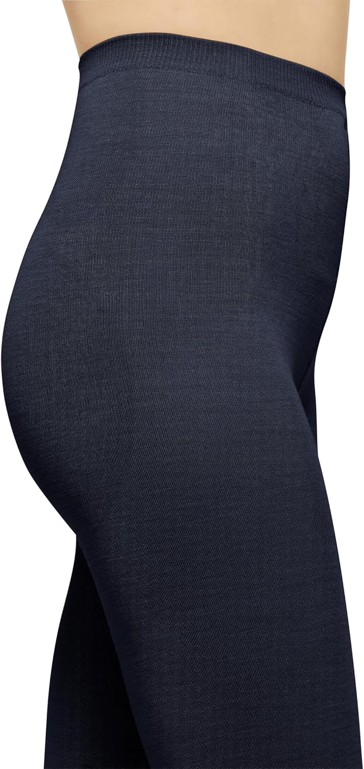 Wolford Damen Merino Tights Strumpfhose L Deep Night, L Deep Night
