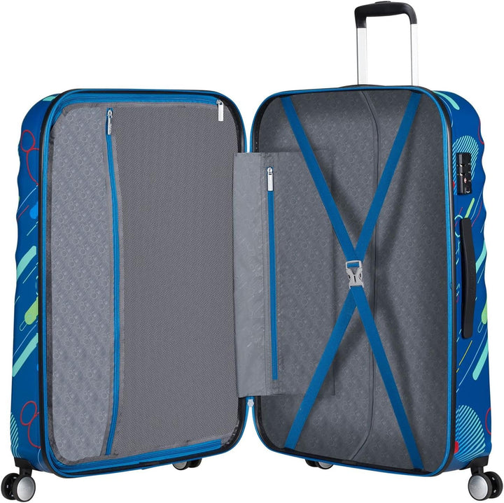 American Tourister Wavebreaker Disney - Spinner Multicolour (Mickey Future Pop) L(77 cm - 96 L), Mul