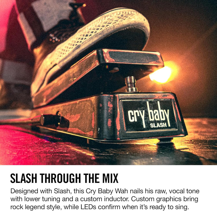 DUNLOP CryBaby Signature Gitarren-Effektgerät-Pedal MDU SC95 Klassisch, Klassisch