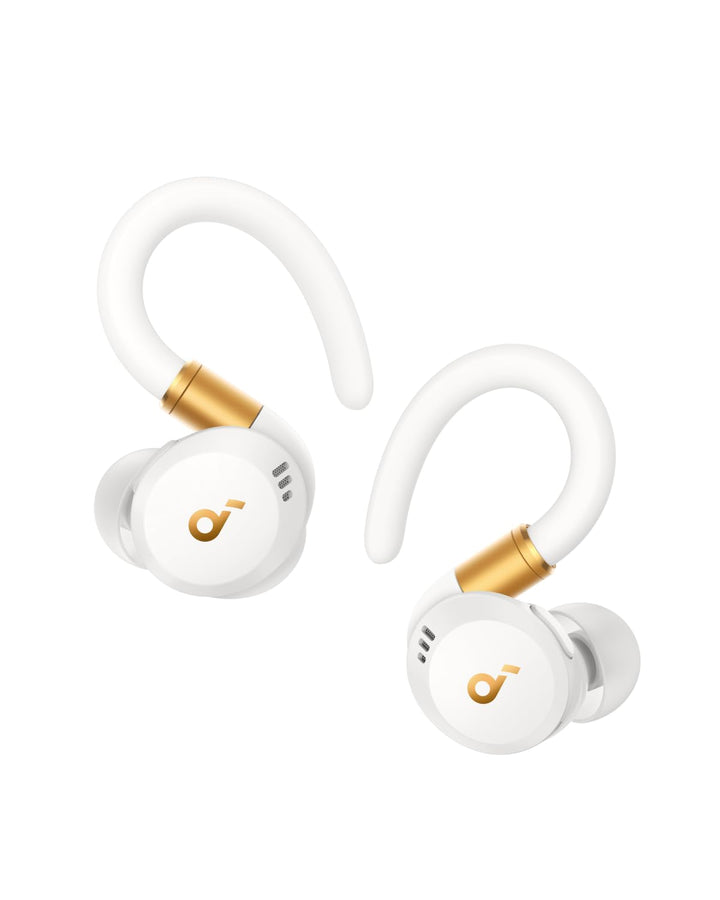 soundcore von Anker Sport X20, kabellose Workout Kopfhörer, drehbare und ausziehbare Ohrhaken, Geräu