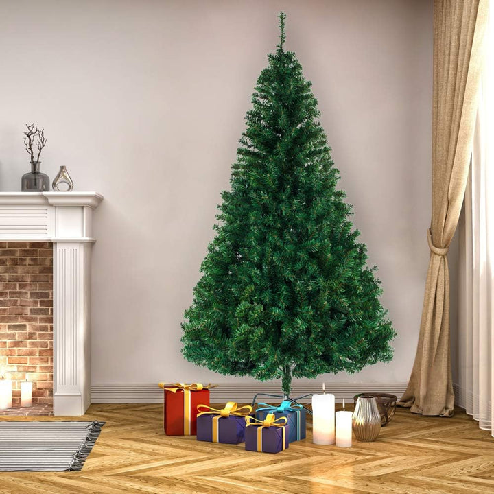 LEADZM 180/210/240cm Künstlicher Weihnachtsbaum, Tannenbaum künstlich mit Metallständer, Christbaum,