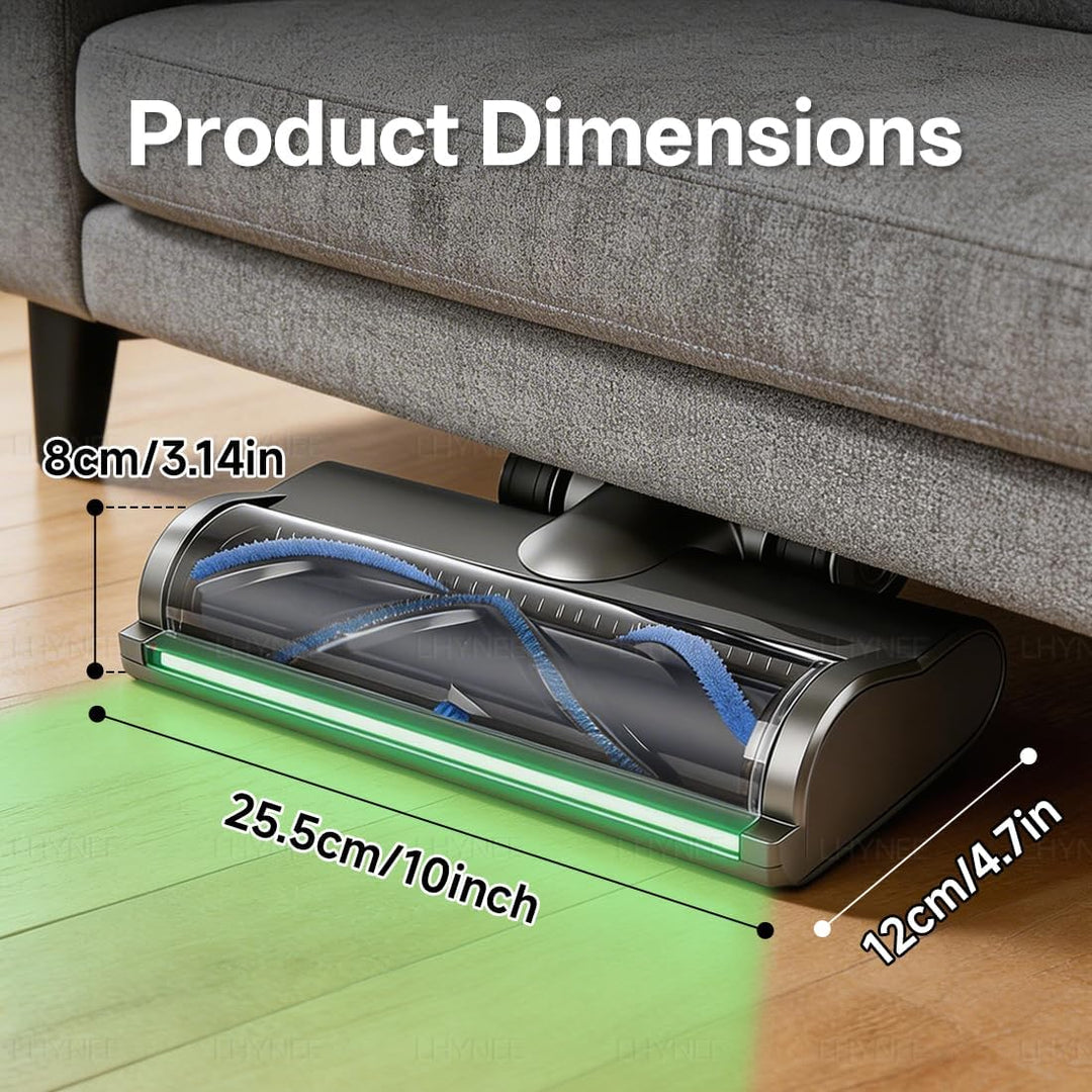 Bürste kompatibel für Dyson V8, V11, V10, V7, V15 mit LED-Staubdetektionslicht als 2in1 Set inklusiv