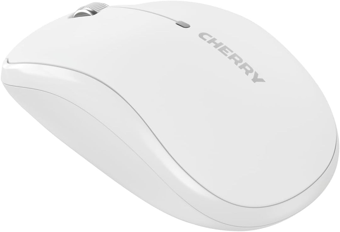 CHERRY MW 2200, Kabellose Laptop-Maus, 2,4 GHz Funk, Beidhändig Bedienbar, 1300 DPI, Verchromtes Scr