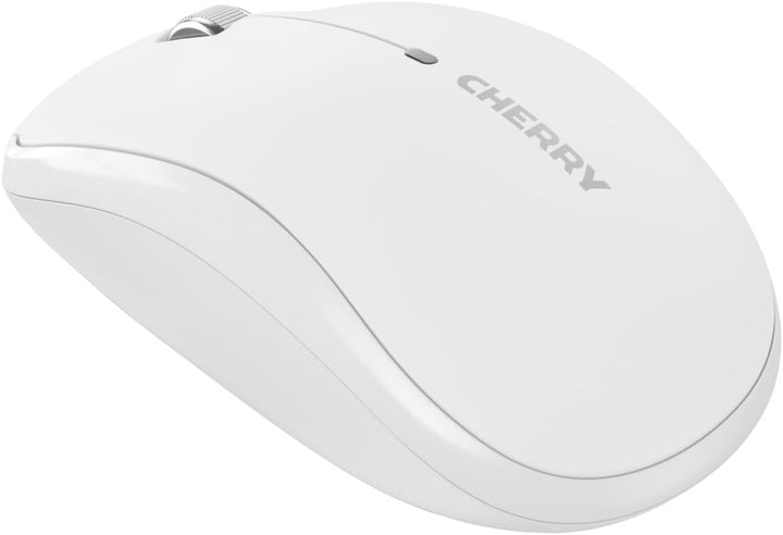 CHERRY MW 2200, Kabellose Laptop-Maus, 2,4 GHz Funk, Beidhändig Bedienbar, 1300 DPI, Verchromtes Scr