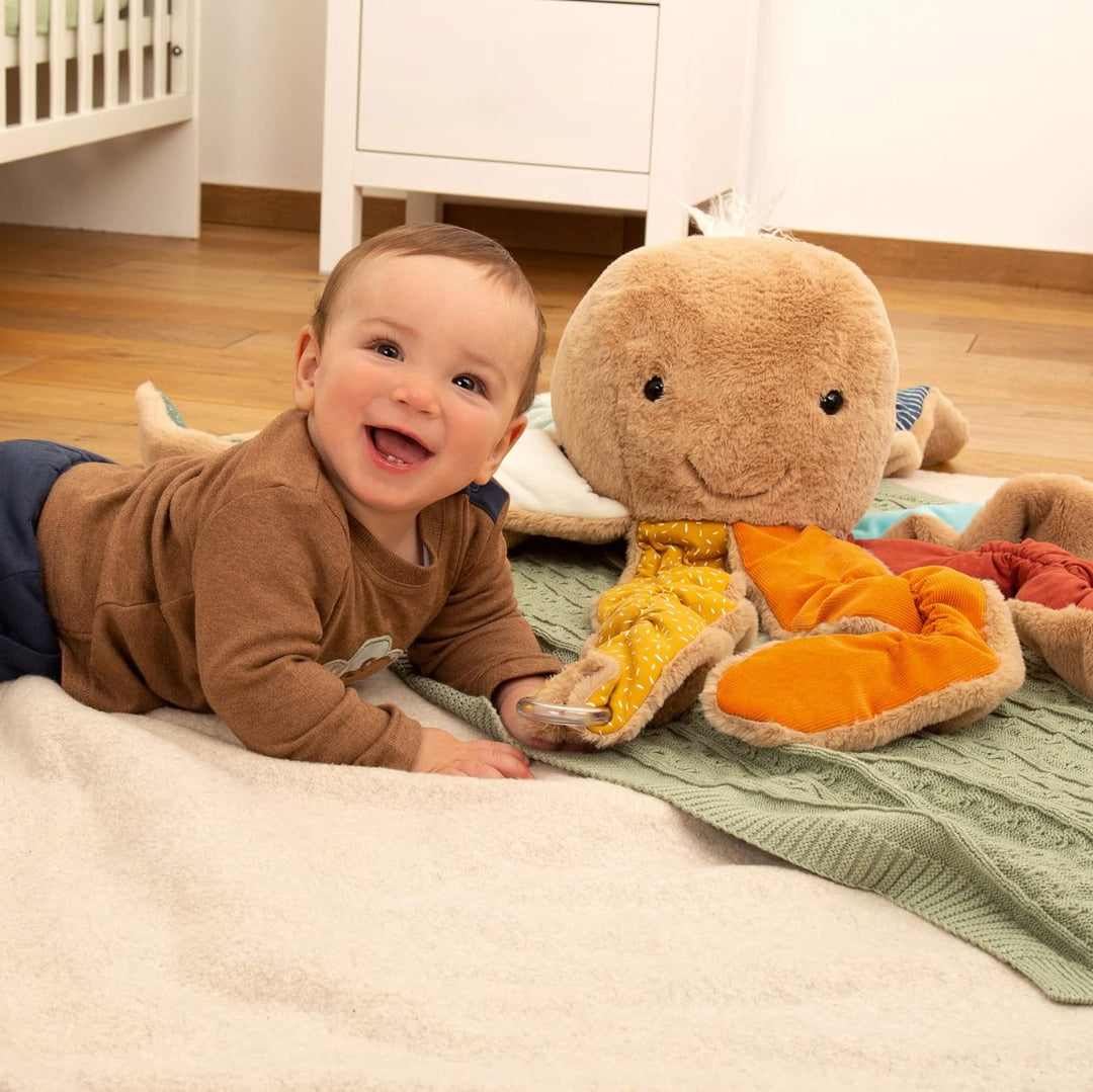 Sigikid 43218 Babyaktivspielzeug XXL, Beige/Krake