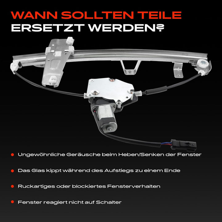 Frankberg Fensterheber Mit Motor Vorne Links Kompatibel mit Grand Cherokee II WJ, WG Alle Motoren SU