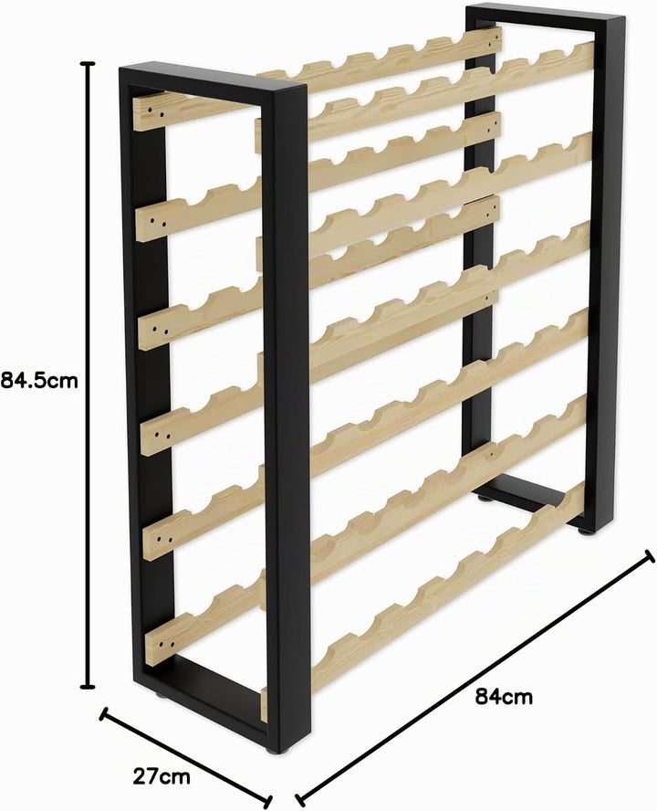 Lenmar Serie RW Weinregal aus Holz für Flaschen, LOFT, Flaschen, Wein, Flaschenregal, Kellerregal, R