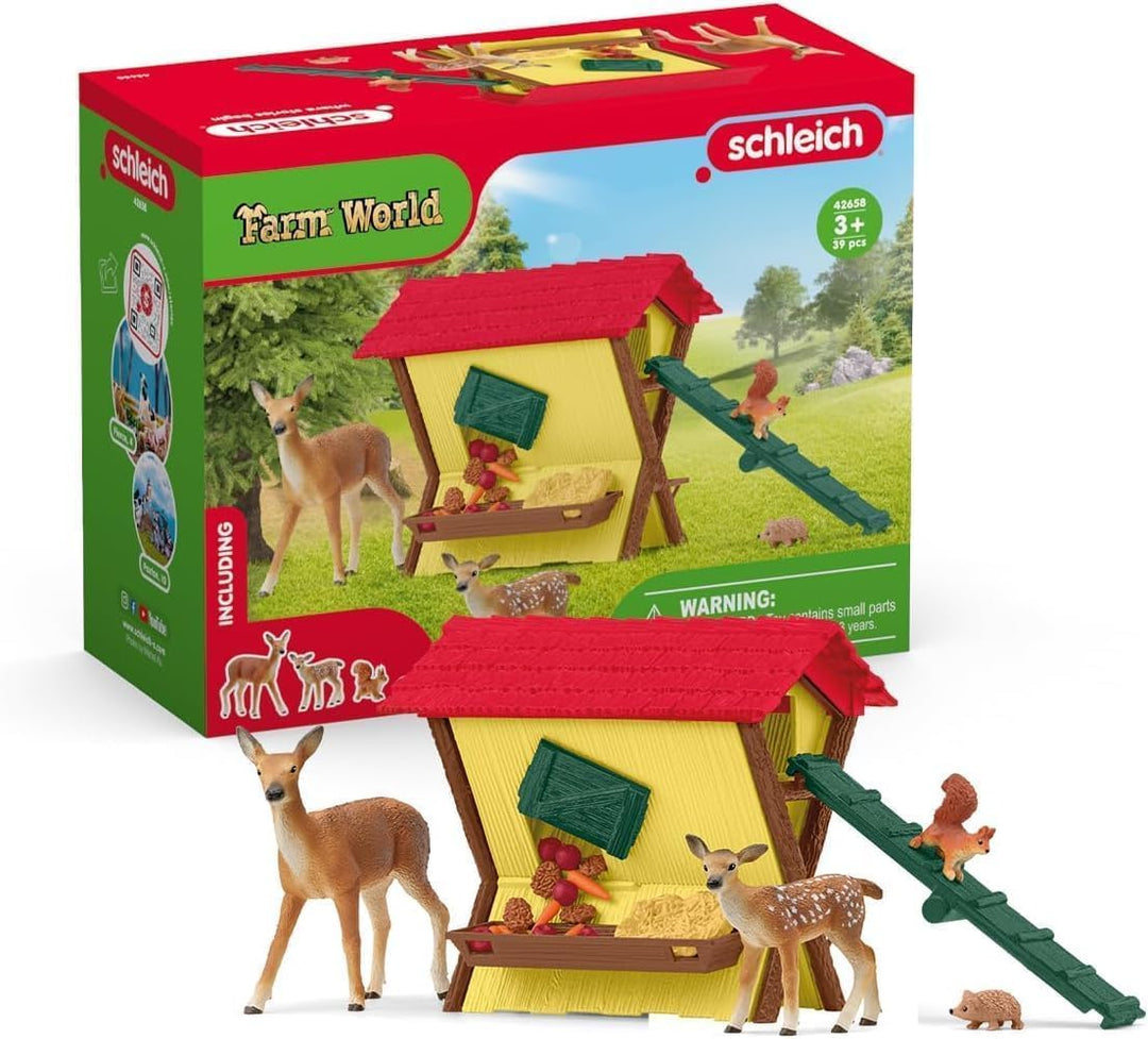 SCHLEICH 42641 Hochzeitskutsche, ab 5 Jahren, Horse Club - Spielset, 106 Teile & 42658 Fütterung der