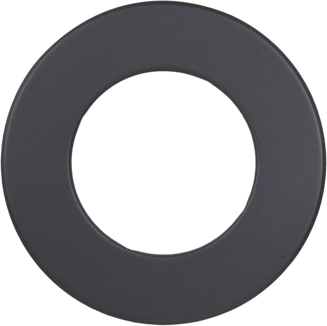 LANZZAS Ofenrohr Wand-Rosette mit 50 mm Rand - Durchmesser Ø 180 mm - Farbe: gussgrau | Rauchrohr Ab