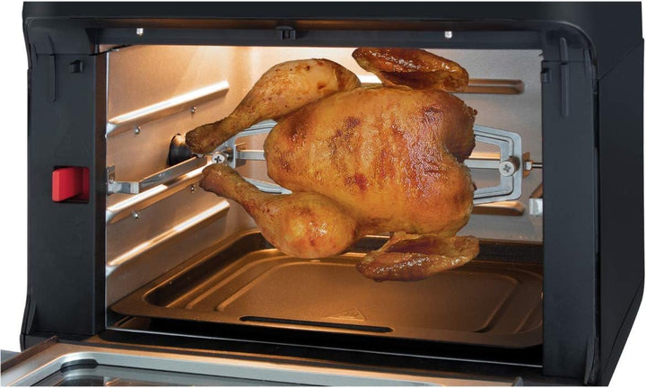 Clatronic Heissluftfritteuse | XXL Heissluftfritteuse | 11 Liter | Minibackofen | LED-Touchscreen |