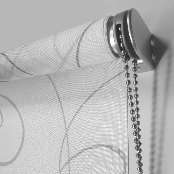 MADECOSTORE Verdunkelungsrollo mit Zickzack-Muster, Motiv Must – Grafik 1316060190 L 64 x H 190 cm (