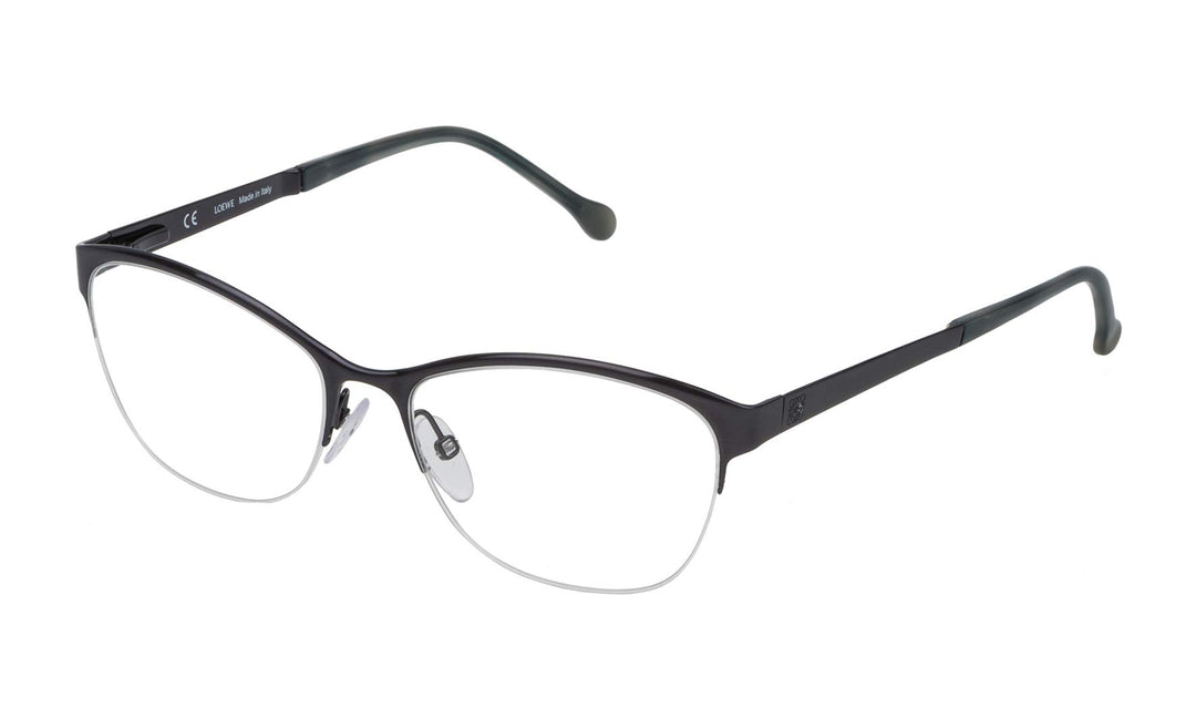 Loewe Unisex-Erwachsene VLWA03M530604 Brillengestelle, Blau (Shiny Antique Blue), 55