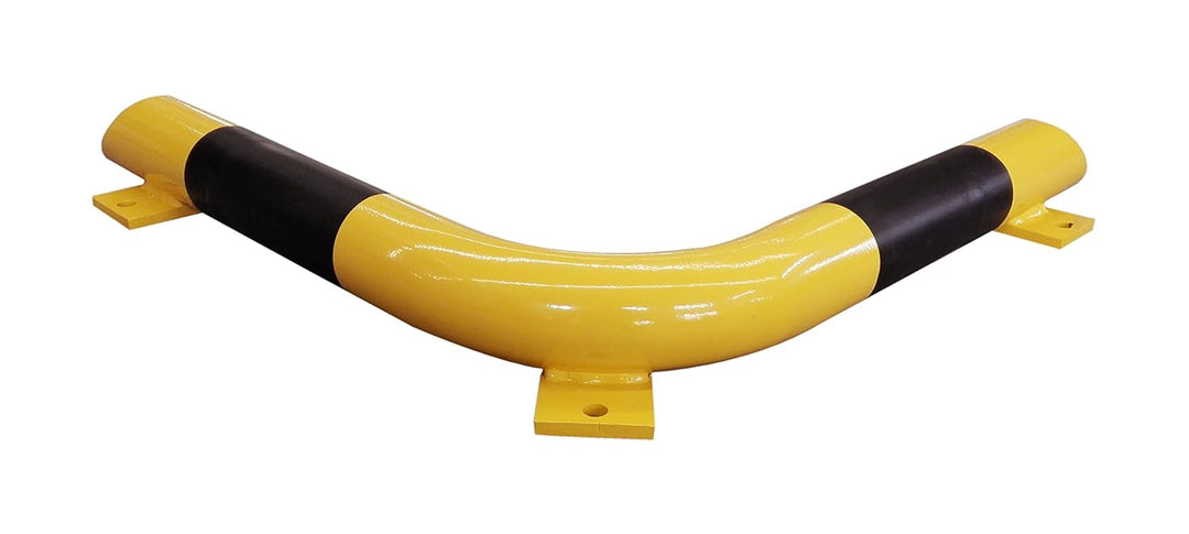 1A-Safety Rammschutzbalken RSBA-ECK, gewinkelt, Durchmesser: 76 mm Gütestahl, LxB: 638 x 638 mm, Gel