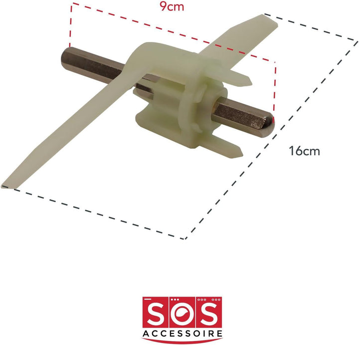Mitnehmer 00630760 kompatibel mit/Ersatzteil für Bosch MUM5... Küchenmaschine Schnitzelwerk