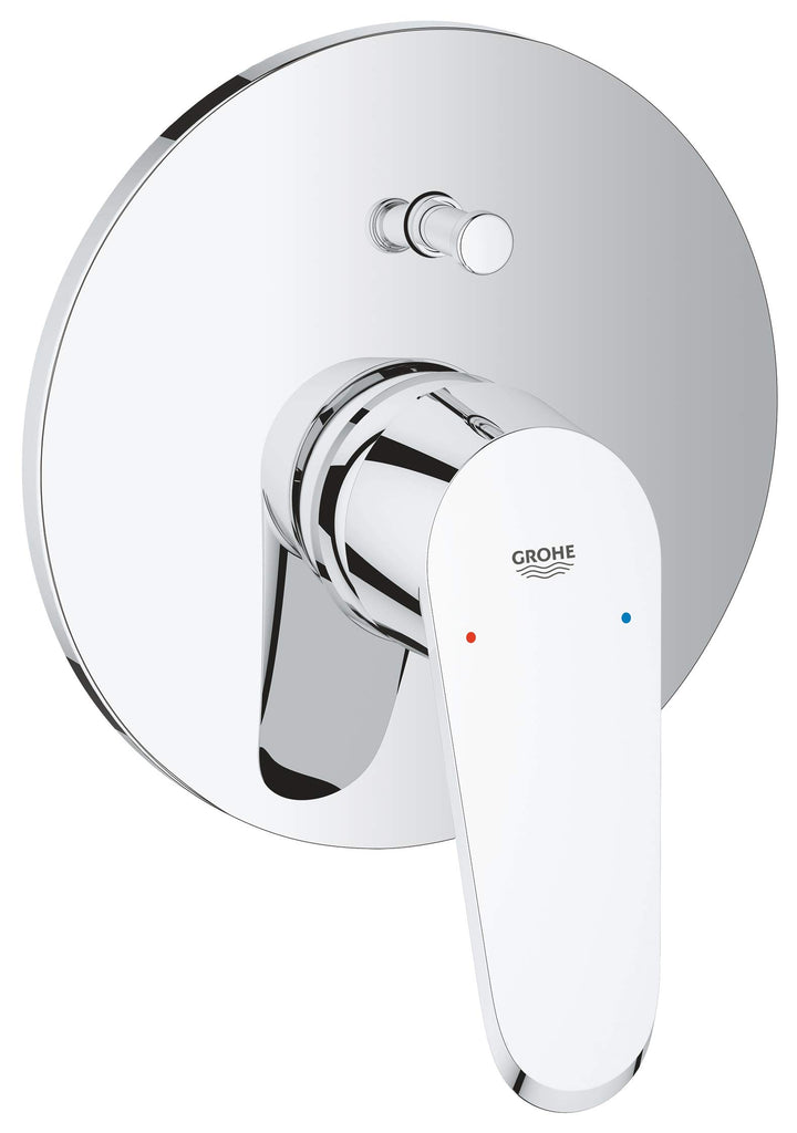 GROHE Eurodisc C - Einhand Wannenarmatur (Fertigmontagese, verdeckte Befestigung, automatische Umste
