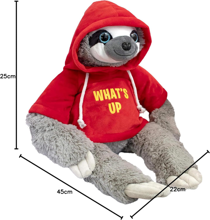 Joy Toy Cooly, das Faultier mit T-Shirt 45 cm