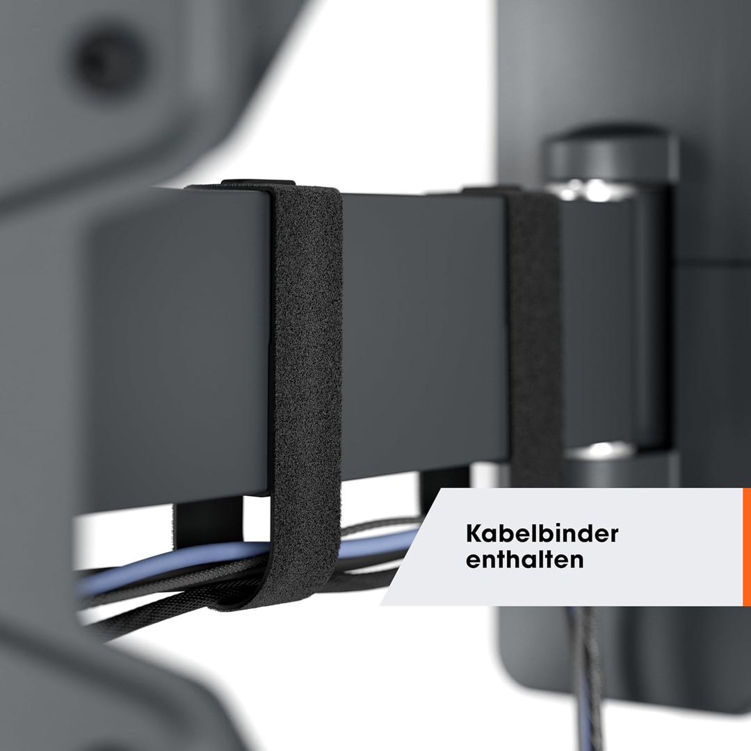Vogel's Quick TVM 1245 Schwenkbare TV-Wandhalterung für 19-43 Zoll Fernseher, Max. 15 kg, Schwenkbar