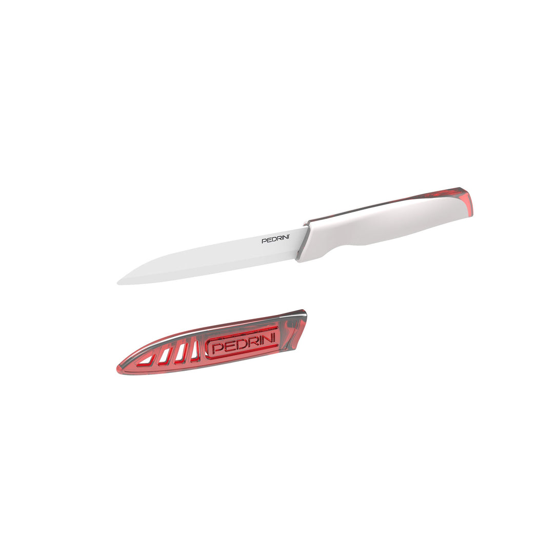PEDRINI KERAMIKMESSER cm.10, Bianco, lama 10 cm