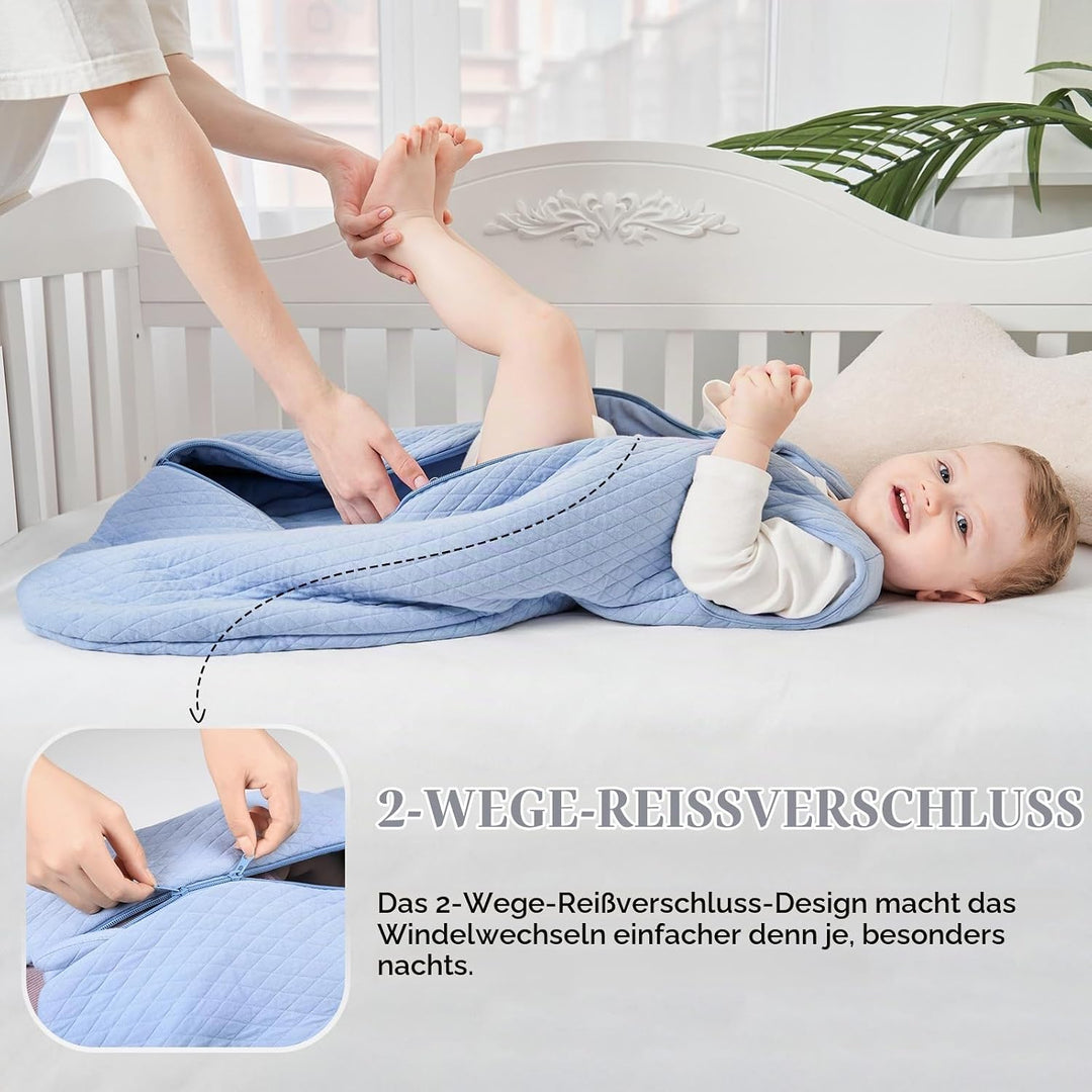 Yoofoss Schlafsack Baby Winter Baumwolle 2.5 TOG Warm Baby Winterschlafsack Weich Babyschlafsack Neu
