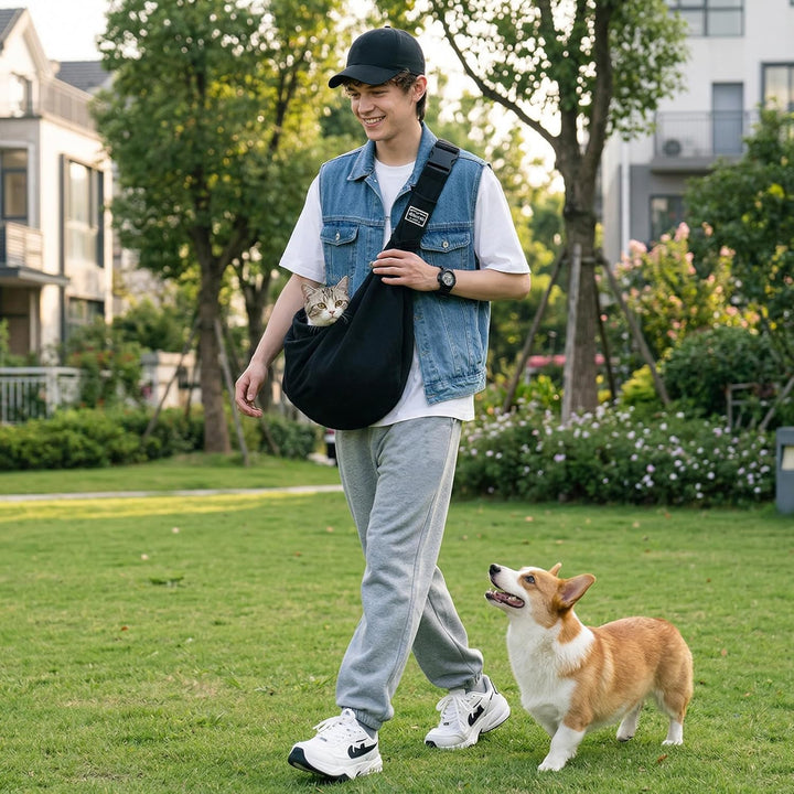 ALLSOPETS Tragbare Hundetragetasche Reisen Haustiertaschen Katzentragetasche Haustiere Welpen Kleine