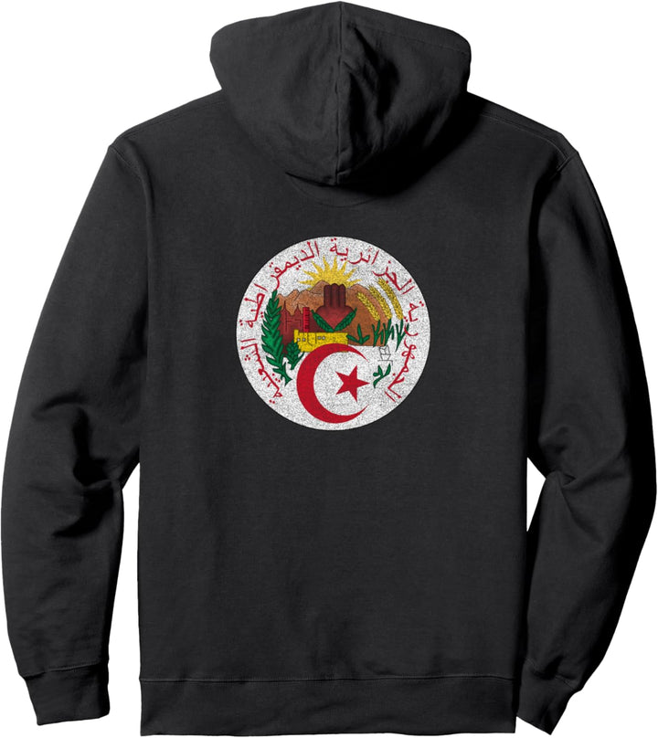 The National Emblem of Algeria Pullover Hoodie