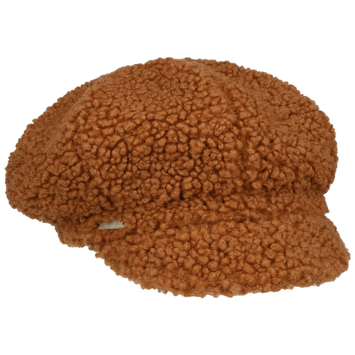 Seeberger Teddy Fur Ballonmütze Schirmmütze Damencap Wintercap Kunstfellcap Baker-Boy-Mütze Damen -