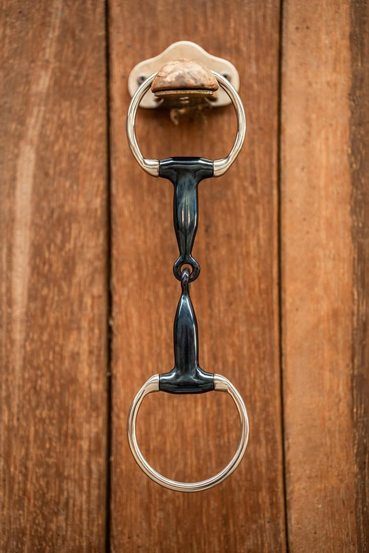 Equinate Olivenkopfgebiss Sweet Iron 16mm einfach gebrochen 14,5cm - Anatomisch geformt - fördert di