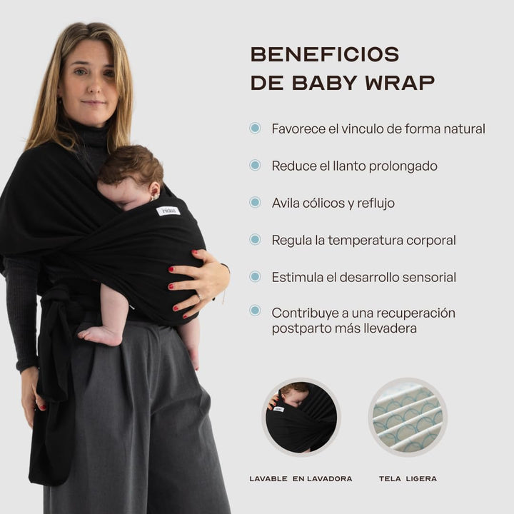 Tragetuch Neugeborene Verstellbar Elastisch Baumwolle Ergonomisch Atmungsaktiv Babytrage 3.2 bis 12