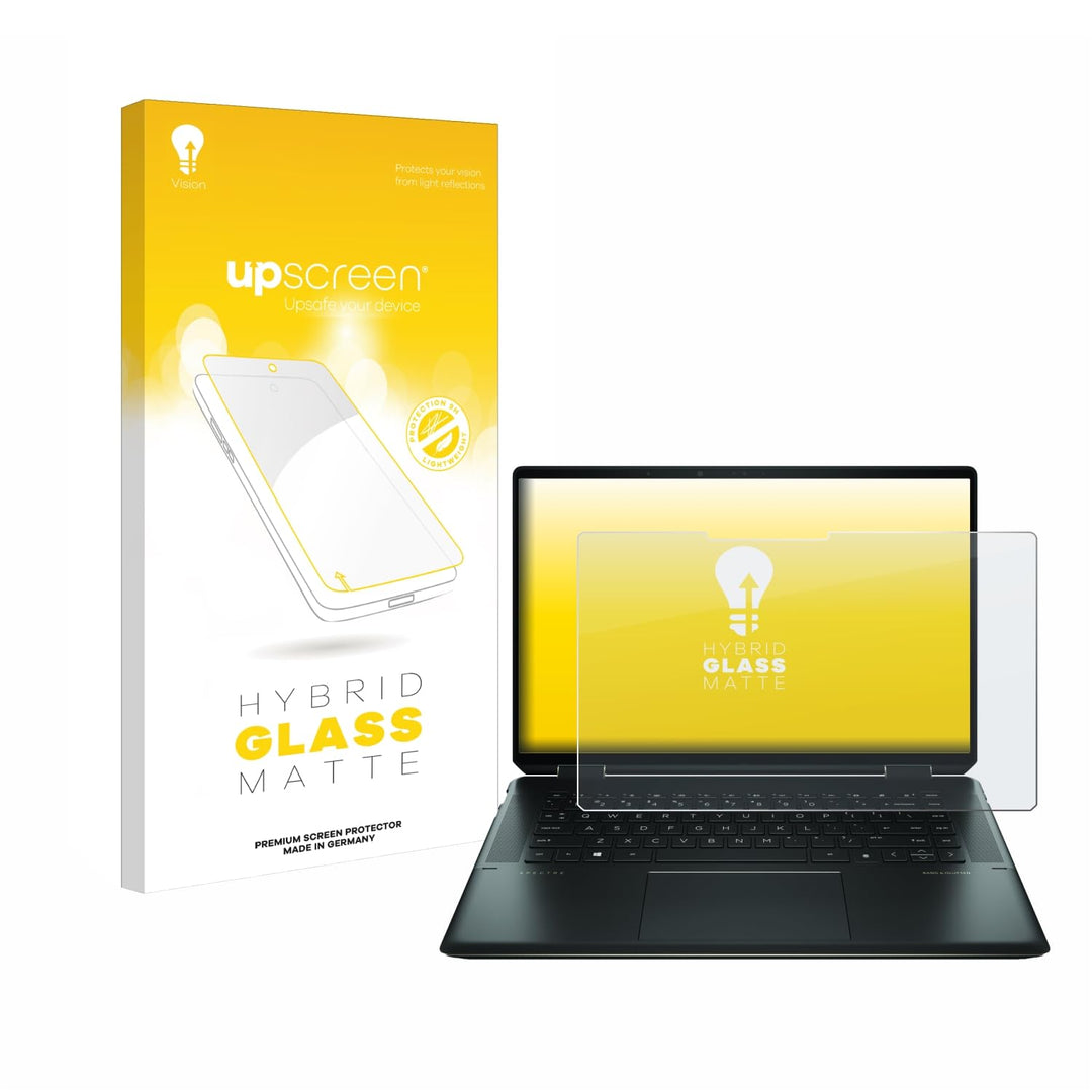 upscreen Panzerfolie Matt Entspiegelungs-Schutzfolie für HP Spectre x360 16" 2-in-1 - Glasfolie, Ble