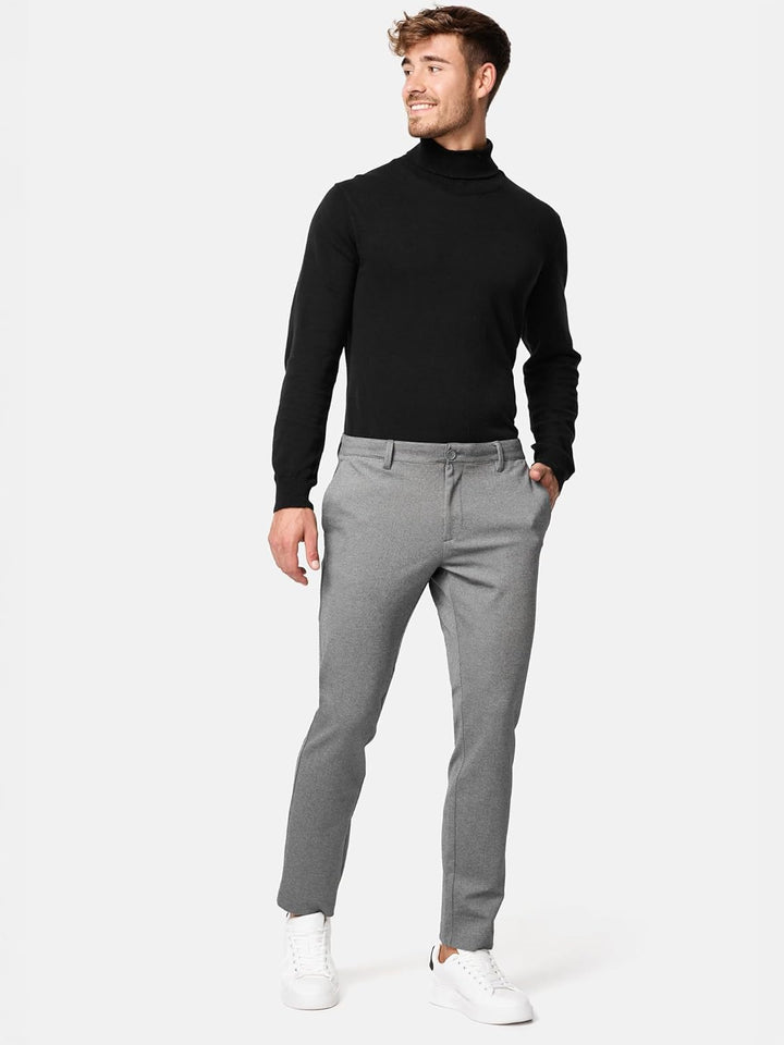 Indicode Herren Rodekro Performance Pants | Chinohose Herrenhose Super Stretch Stoffhose Bequeme Bus