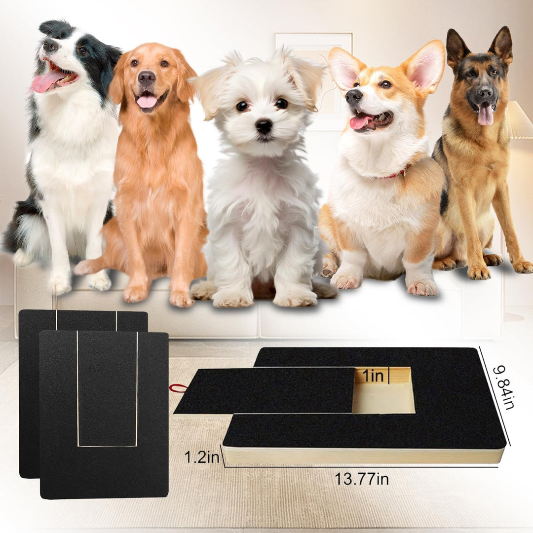 Krallenschleifer für Hunde mit Snack-Box,Hunde Krallenschleifer mit 2 Ersatzblättern Schleifpapier,K