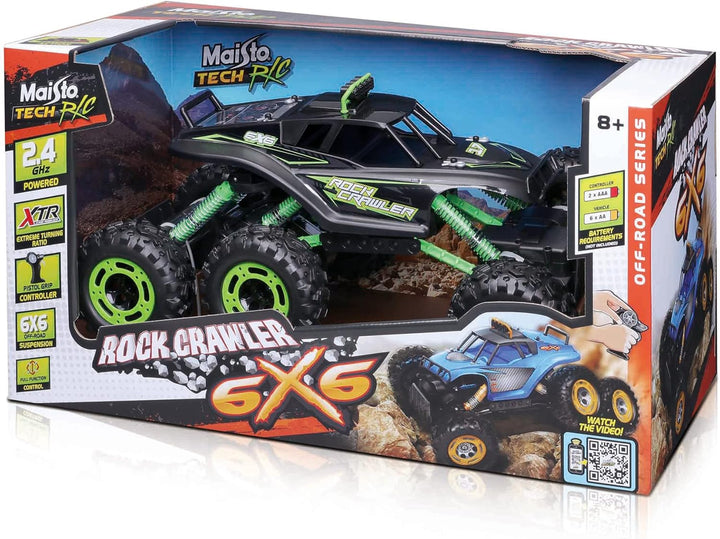 Maisto M82745 RC Rock Crawler 6X6-2.4GHz, Verschiedene Designs und Farben