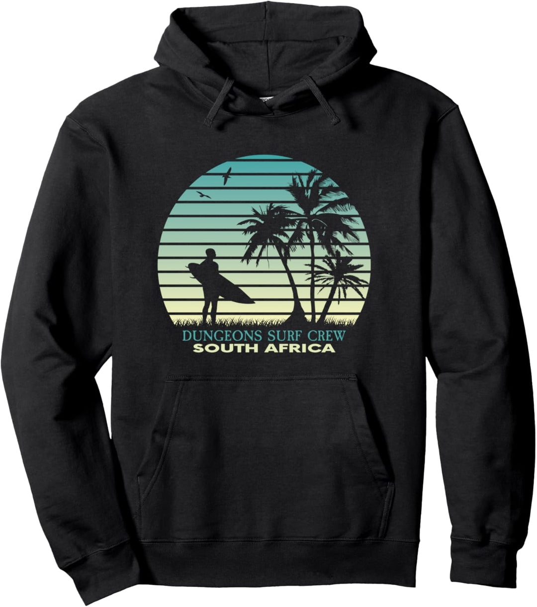 Dungeons Surfer I South Africa I Retro I Südafrika Dungeons Pullover Hoodie